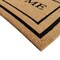 First Concept First Concept 18 in. W X 30 in. L Black/Brown Welcome Coir Door Mat FC-72024 - alternate 3